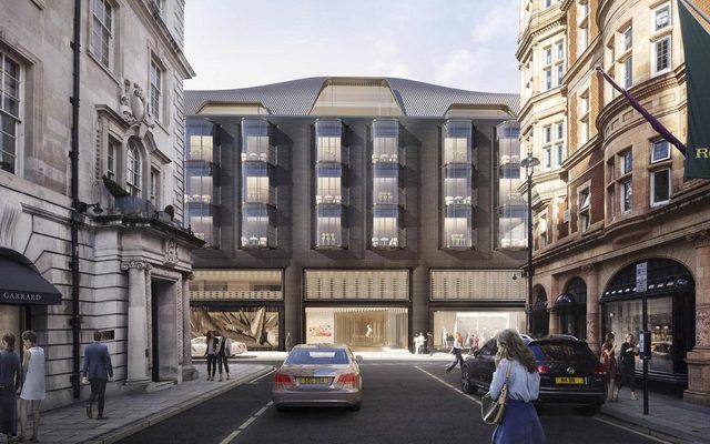 View of the Cheval Blanc hotel on Grafton Street