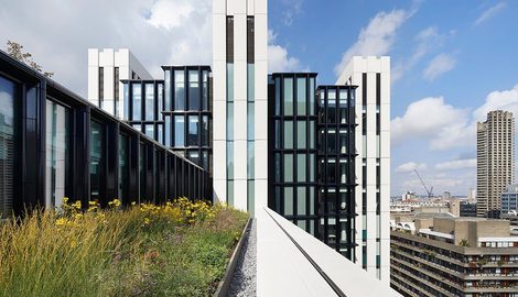 Building, Office Building, Handrail