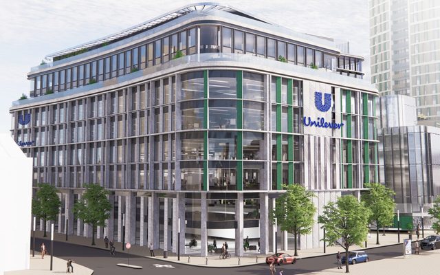 Office Building, Building, Person