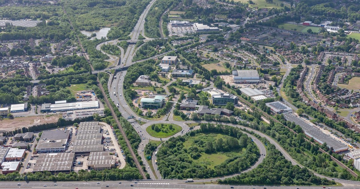 9-acre logistics development plot, Frimley business park, Surrey ...