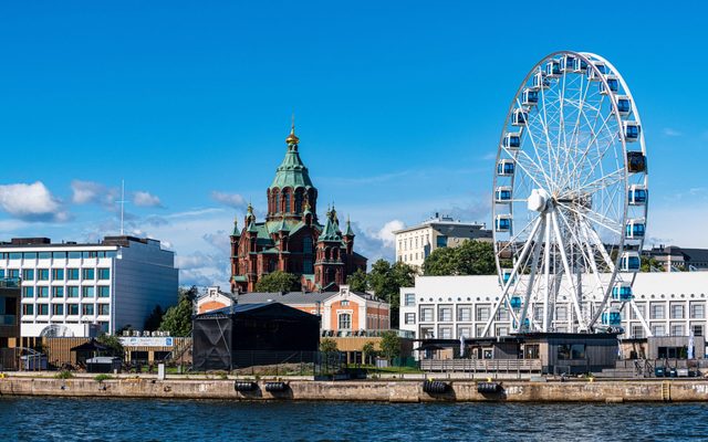Ferris Wheel, Amusement Park, Boat