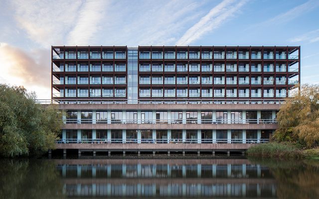 Office Building, Building, Water