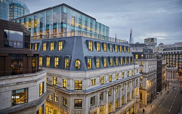 Office Building, Building, Person