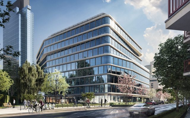 Office Building, Building, Person