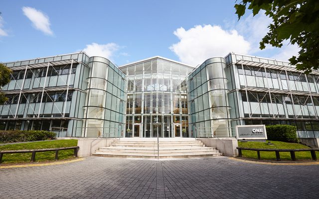 Office Building, Building, Walkway