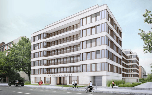 Office Building, Building, Person