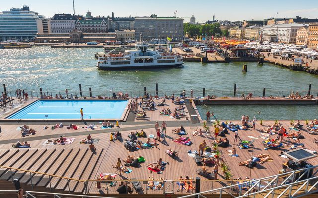 Harbour, Helsinki, summer