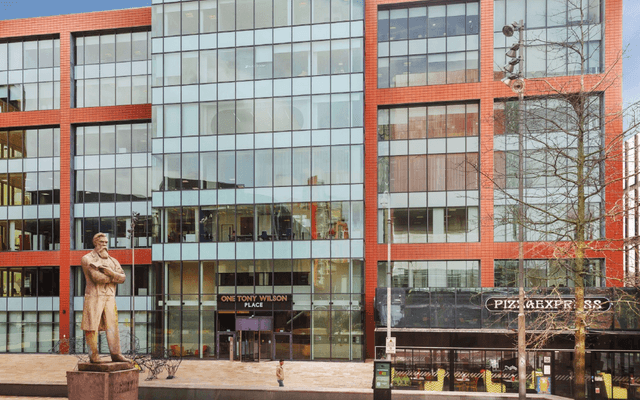 Office Building, Building, Person