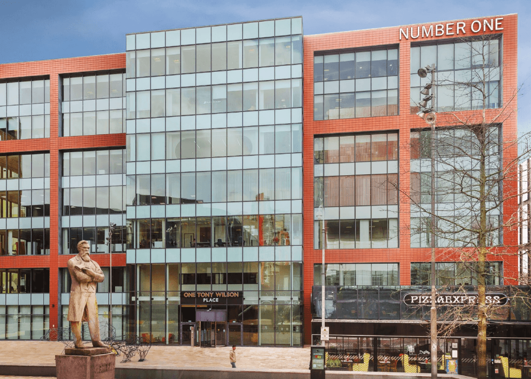 Office Building, Building, Person
