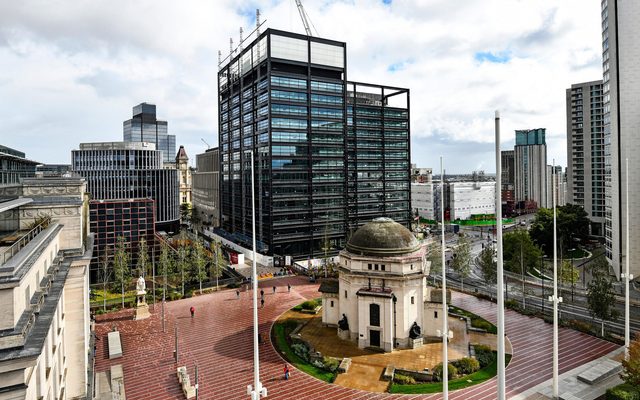 Building, Road, Office Building