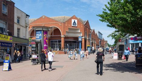 City, Sidewalk, Path