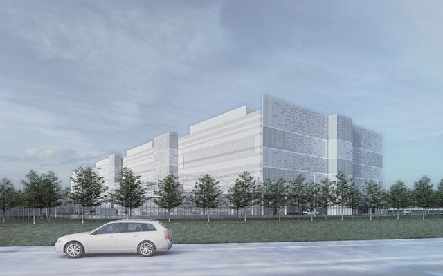 rendering of microsoft data centre site