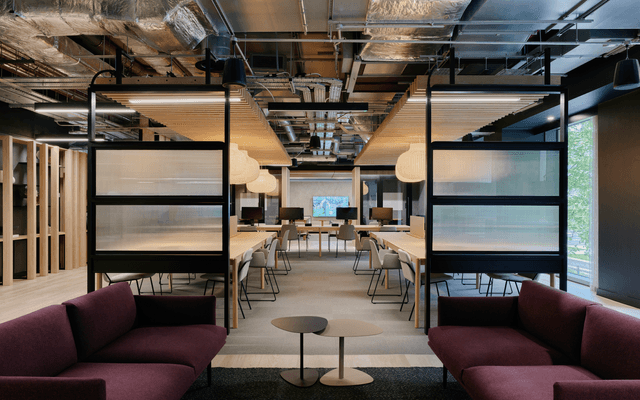 Indoors, Interior Design, Lamp