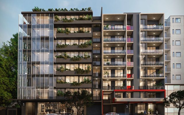 City, Apartment Building, Architecture