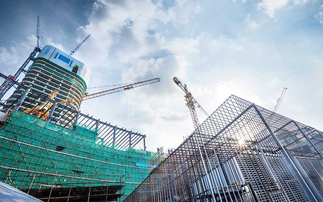 Construction, Construction Crane, Urban