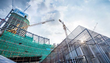 Construction, Construction Crane, Urban
