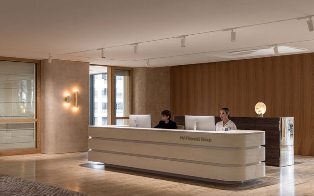 Reception, Furniture, Table