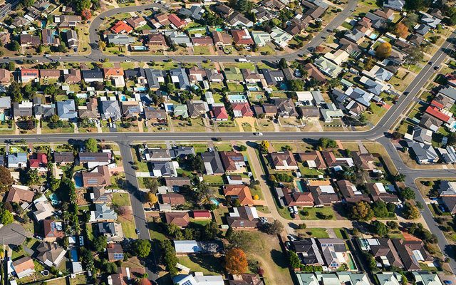 Neighborhood, Suburb, Outdoors