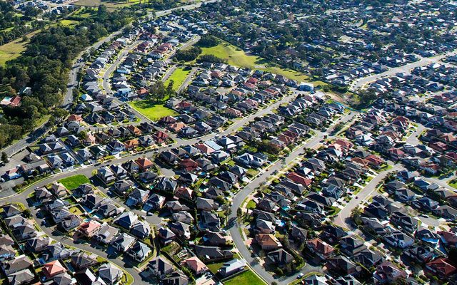 Suburb, Neighborhood, Outdoors