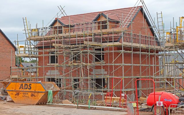 Construction, Scaffolding, Person