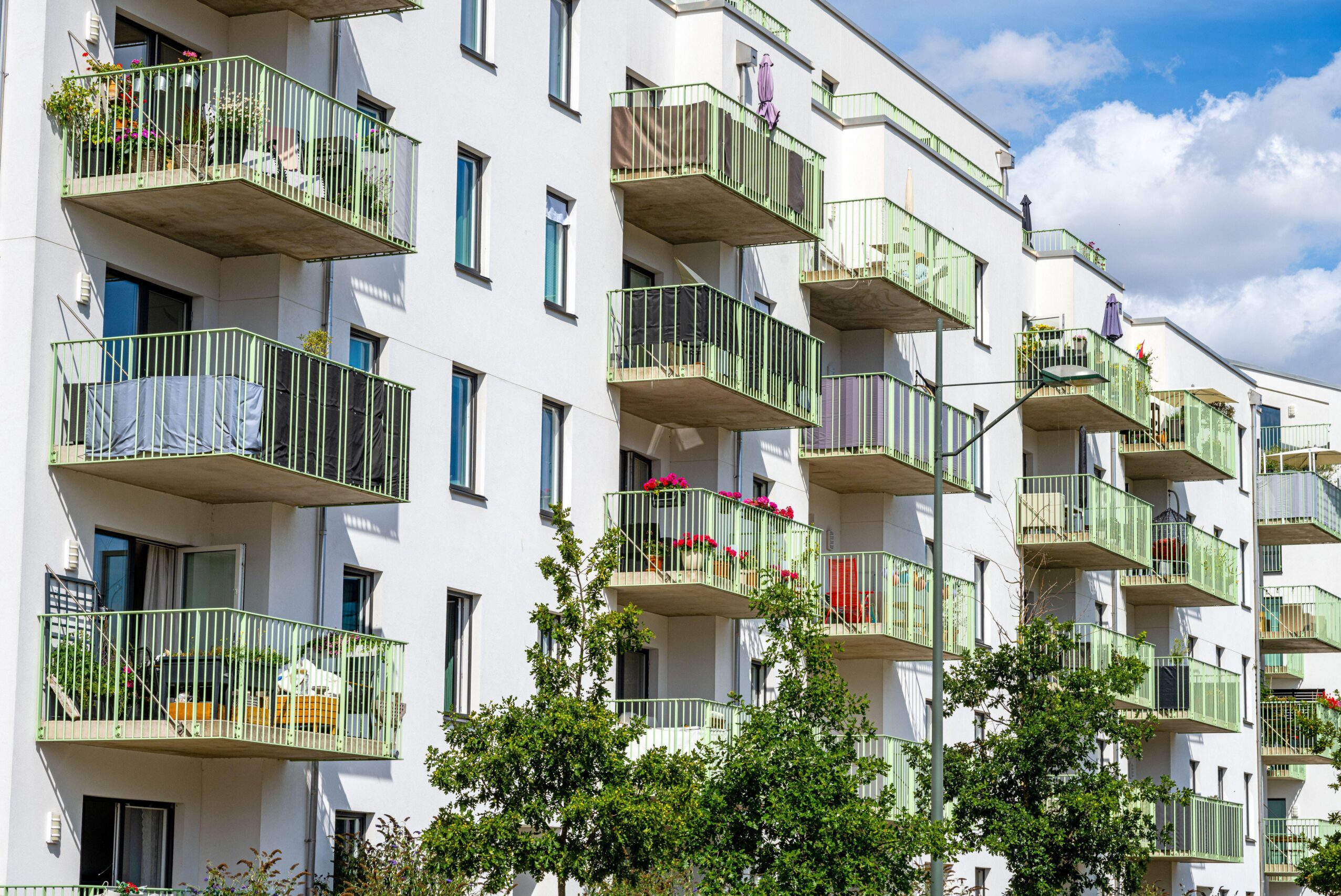 City, Apartment Building, Architecture