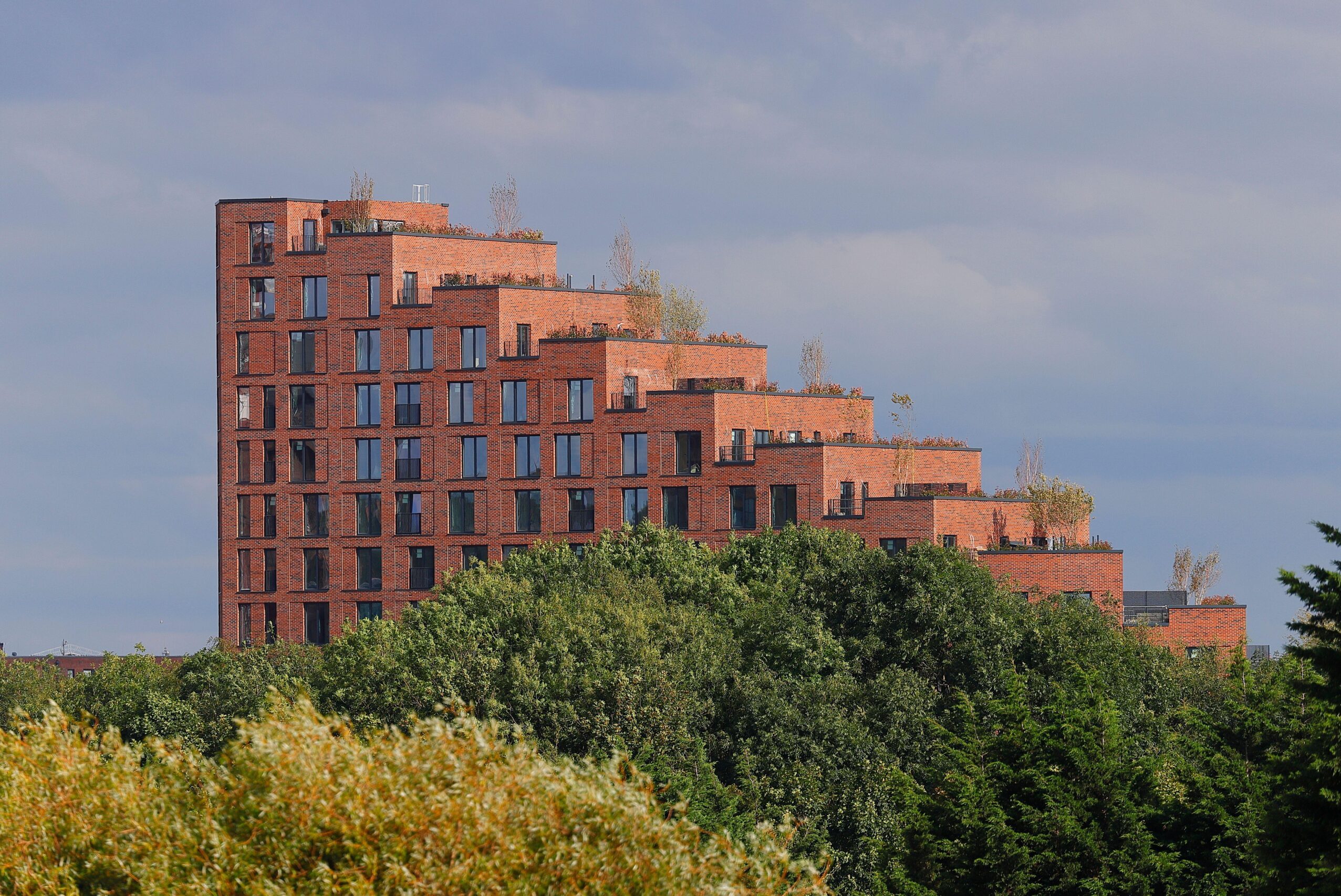 City, Apartment Building, Architecture