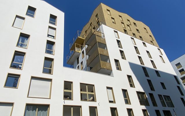 City, Apartment Building, Architecture