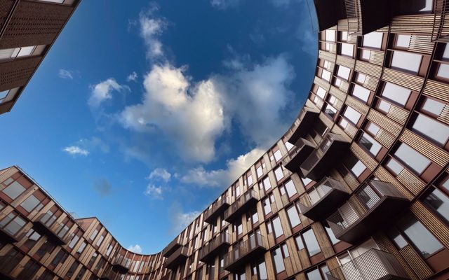 City, Apartment Building, Architecture
