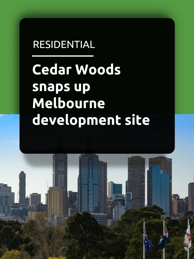 Cedar Woods snaps up Melbourne development site