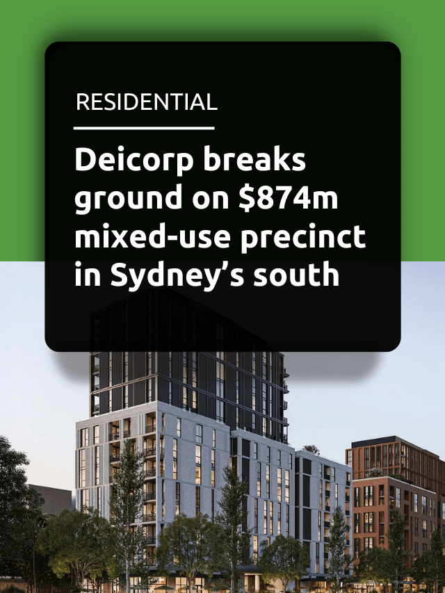 Deicorp breaks ground on $874m mixed-use…