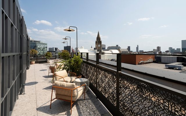 City, Plant, Chair