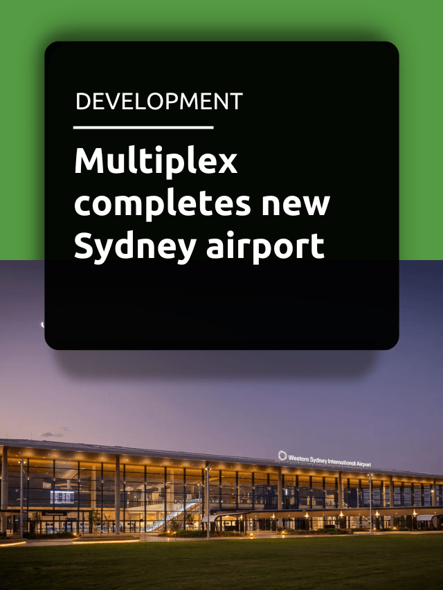 Multiplex completes new Sydney airport