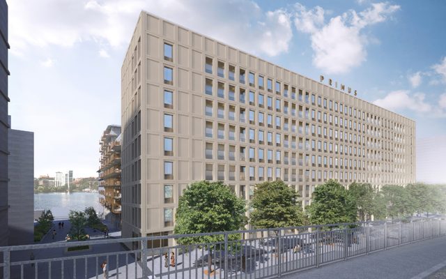 CGI of Villa Primus, Stockholm (Image: Peab)