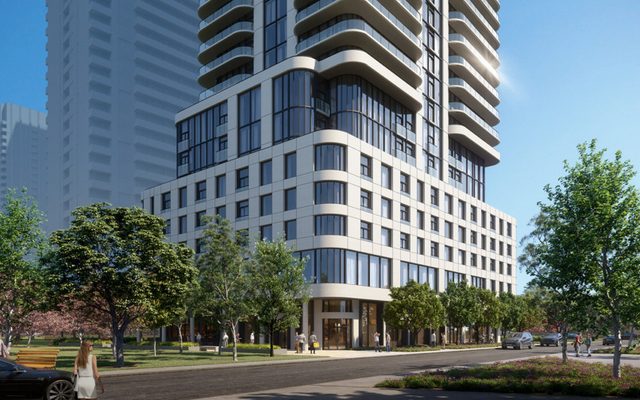 rendering of new apartment building