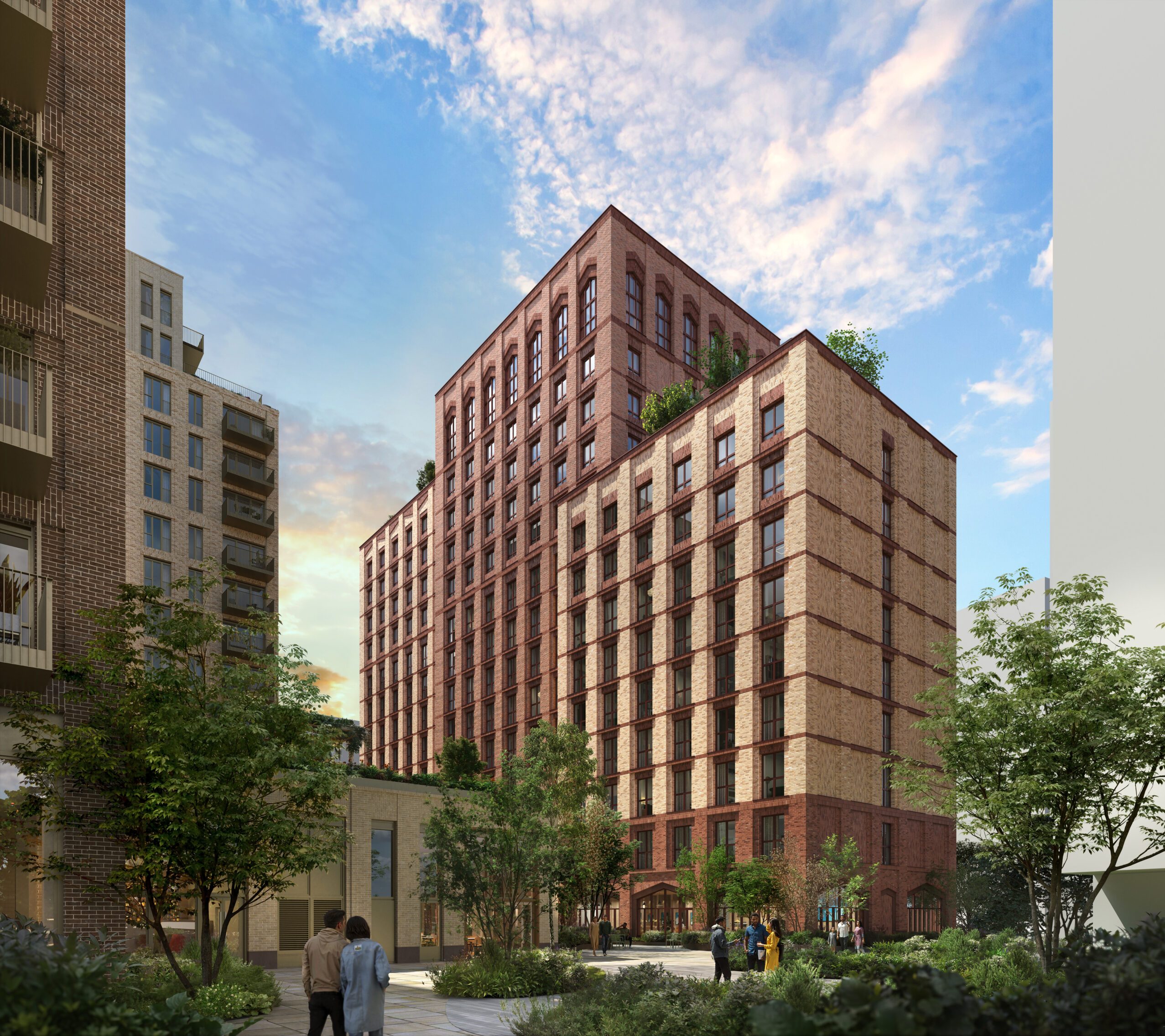 City, Apartment Building, Architecture