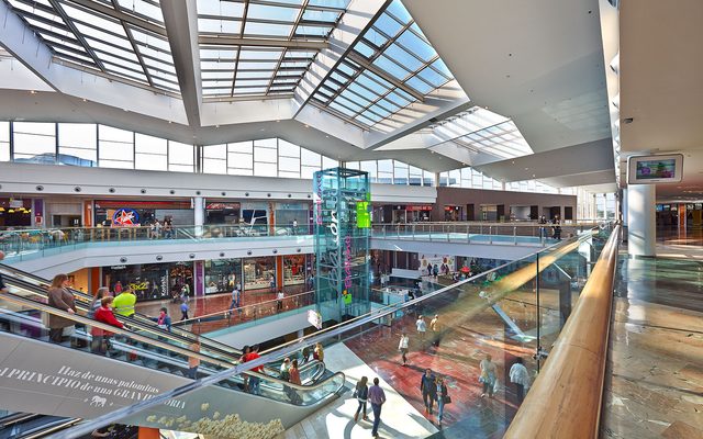 Shop, Shopping Mall, Handrail