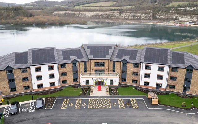 Outdoors, Aerial View, Architecture
