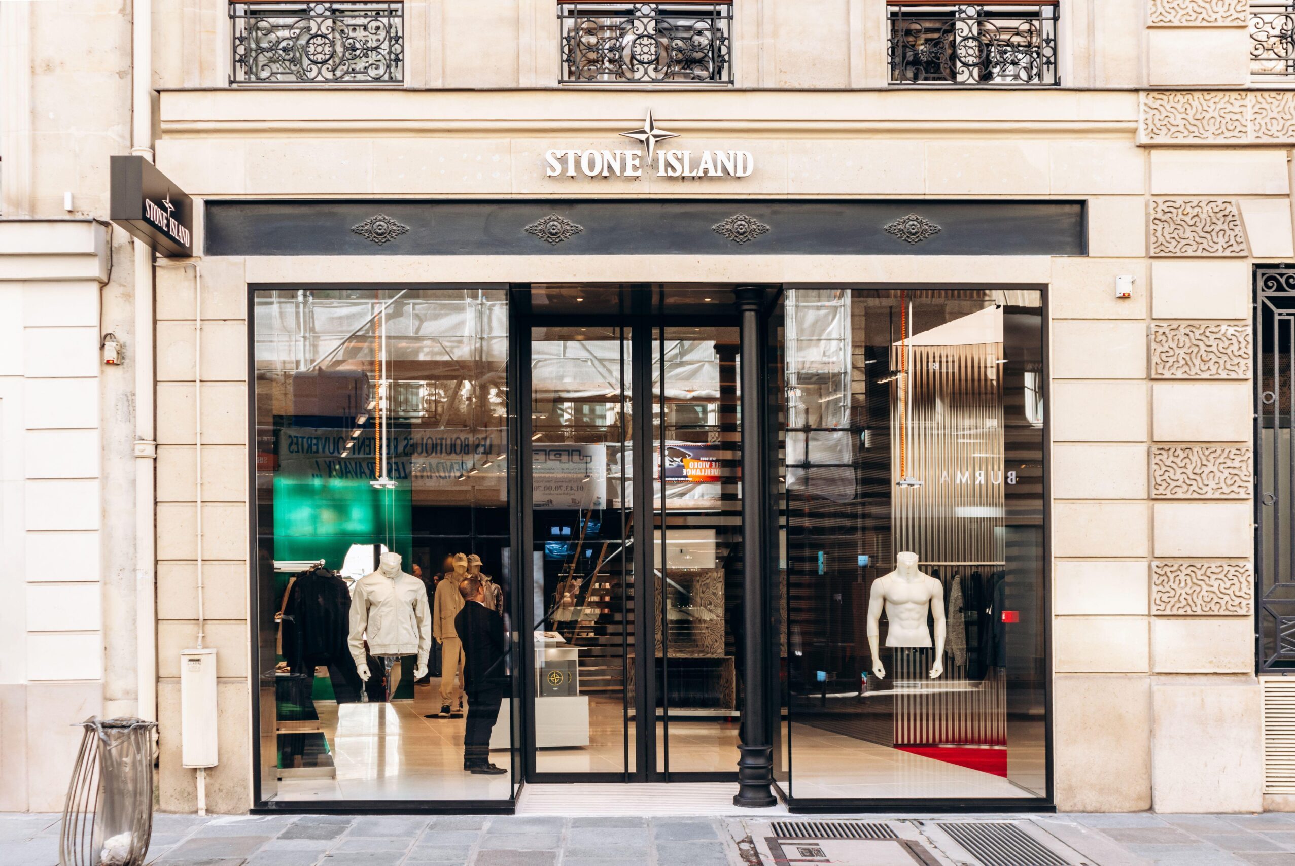 Stone Island Paris flagship, 223 rue Saint Honoré
