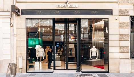 Stone Island Paris flagship, 223 rue Saint Honoré