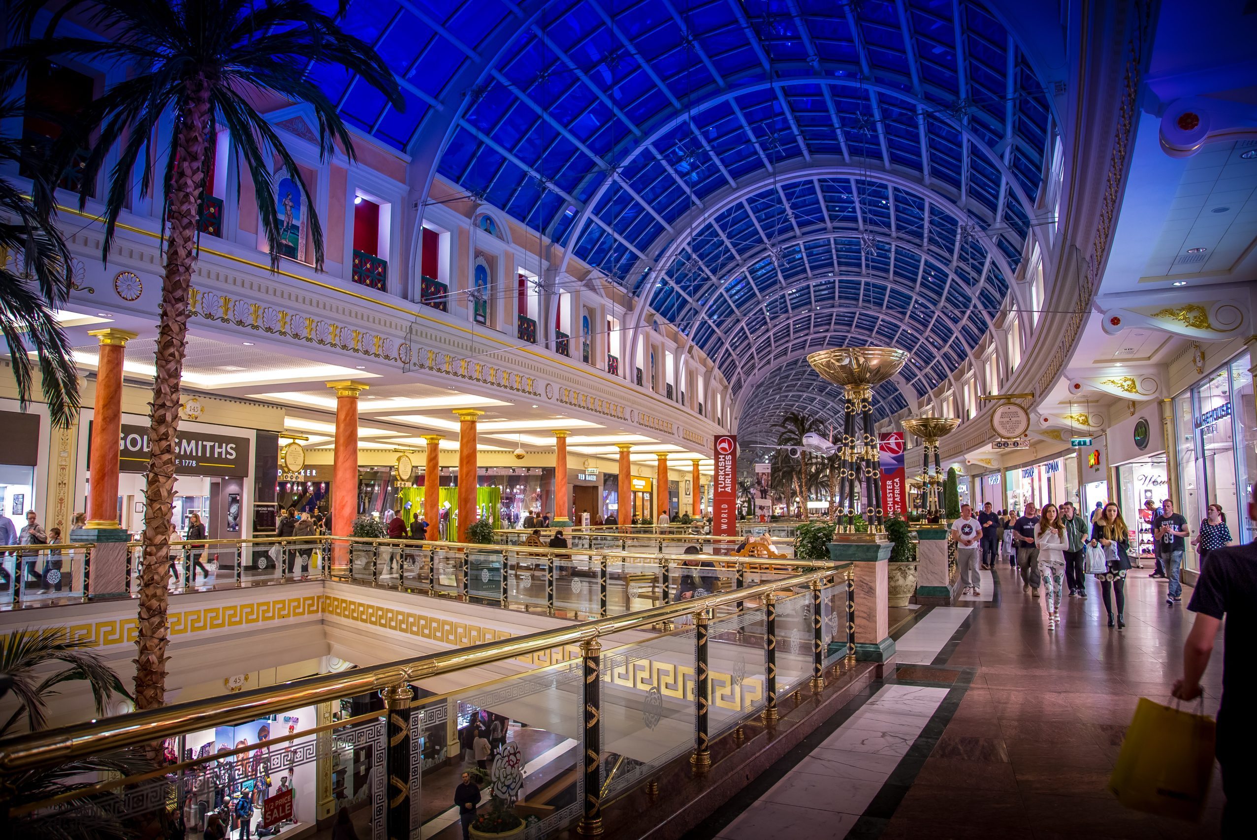 Shop, Shopping Mall, Handrail