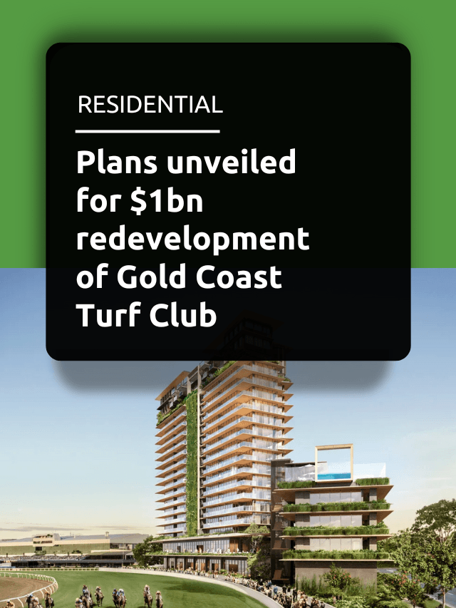 Plans unveiled for $1bn redevelopment of Gold Coast Turf Club