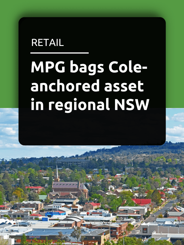 MPG bags Cole-anchored asset in regional NSW
