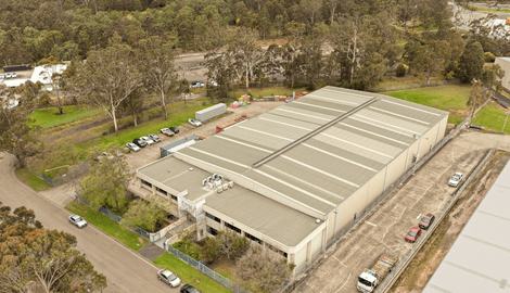 Aerial view of 6 Woods Close in Huntingwood
