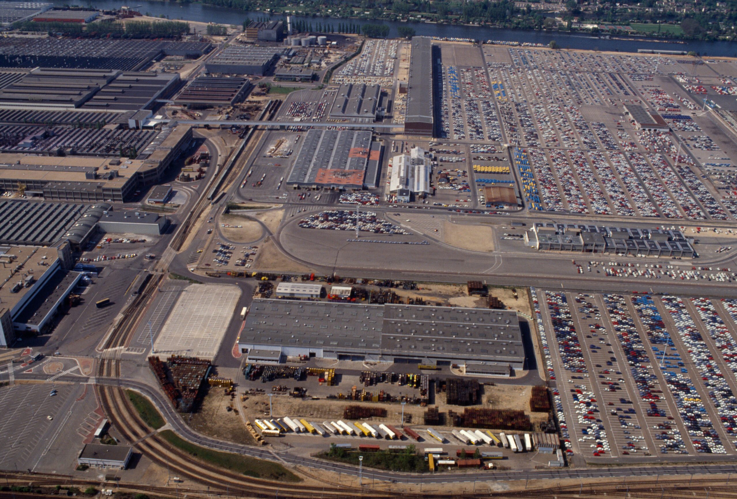 Flins-sur-Seine industrial area