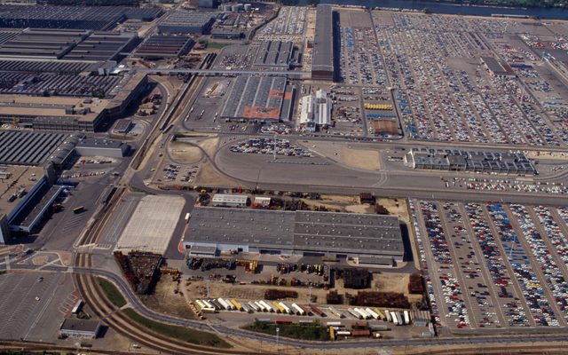 Flins-sur-Seine industrial area