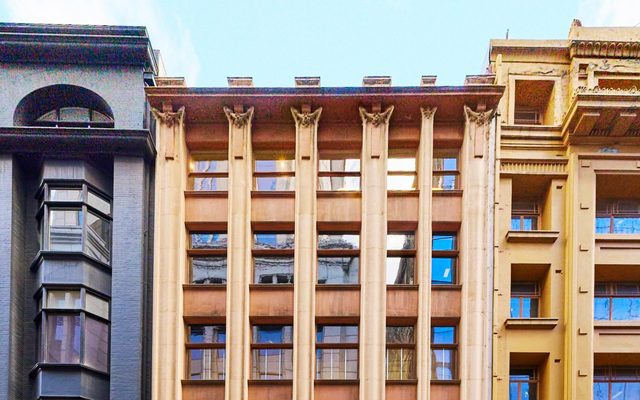 Street view of the ground floor of 333 Flinders Lane