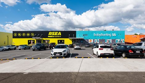 Baby Bunting and RSEA stores within the Booval Homemaker Centre in Ipswich