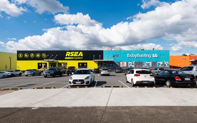 Baby Bunting and RSEA stores within the Booval Homemaker Centre in Ipswich