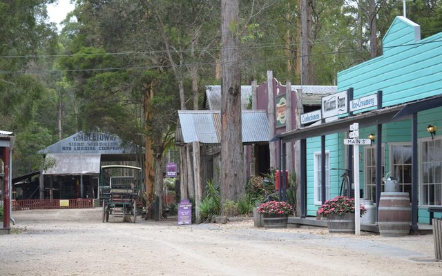 Street view of Timbertown in Wauchope, NSW