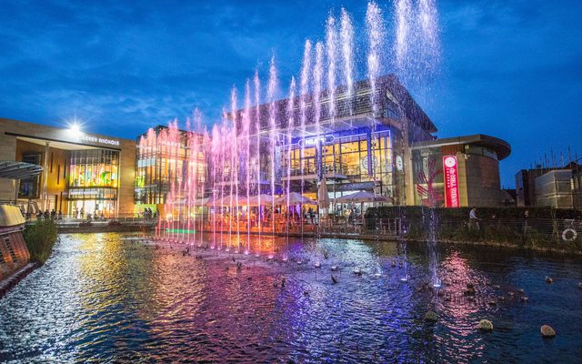 Architecture, Fountain, Water